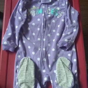 Carters footed pajamas